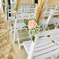 Cérémonie Laïque tons roses Champêtre