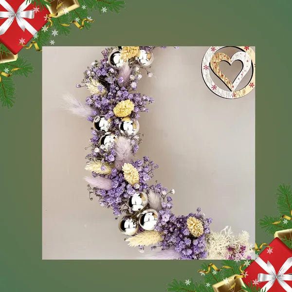 NOËL, Couronne de Noël MILKA, Décoration, Idée cadeau de Noël