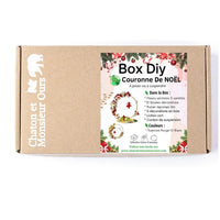 CHRISTMAS BOX DIY, DIY Christmas wreath, red