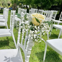 Cérémonie Laïque tons blanc/vert