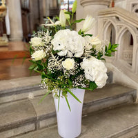 Cérémonie Laïque tons blanc/vert