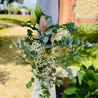 Cérémonie Laïque tons roses Champêtre