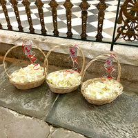 Cérémonie d'Eglise tons rose/blanc