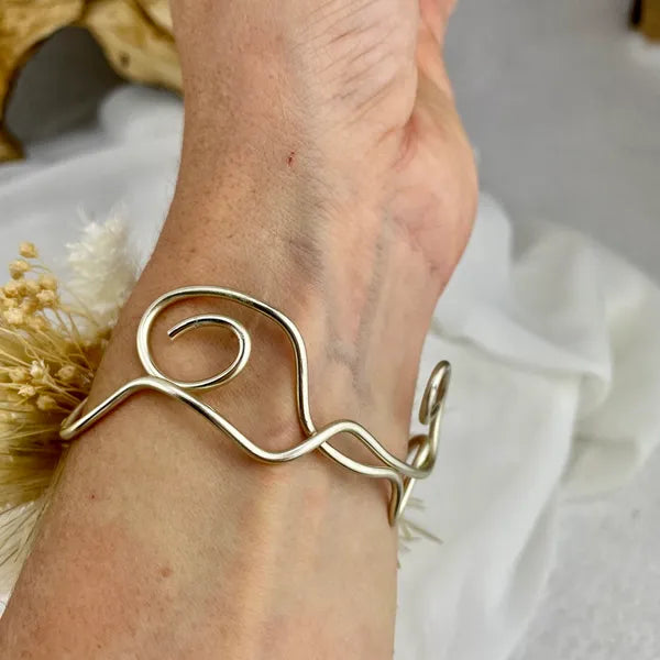 Bracelet Bohème Palm nuances de blanc beige - Accessoire mariage