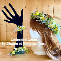 Accessoire cheveux en fleurs séchées pour Femme. couronne coiffure mariage - couronne pour cheveux mariage - couronne de cheveux mariage boheme - couronne fleurs mariage cheveux courts - couronne de fleurs cheveux coiffure mariage - accessoire mariage - accessoire mariage femme - accessoire mariage cheveux - mariage boheme - mariage boheme chic - mariage bohème champêtre couronne cheveux blanche couronne de cheveux blanche