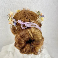 Couronne Bohème Palm nuances abricot milka - Accessoire mariage