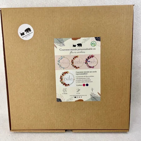 Couronne Prénom Rose Milka,  cadeau personnalisable