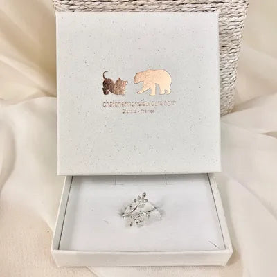 BAGUE Doubles feuilles Toi et Moi